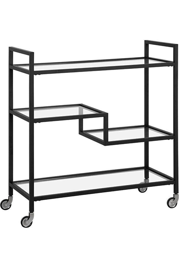 Lotus Metal Bar Servis Arabası, Gold Servis Ve Sunum Arabası