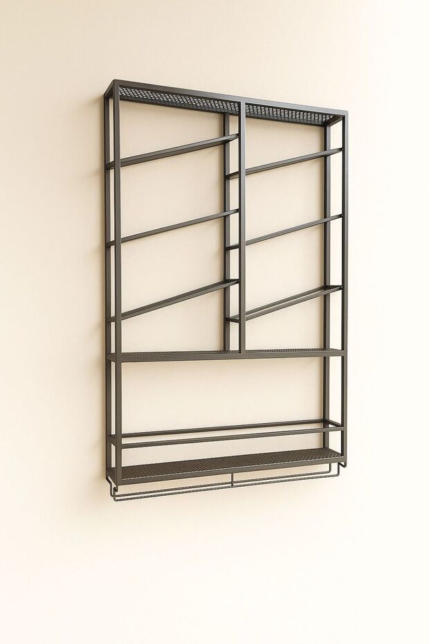 Metal Şaraplık  Ve Kadehlik, Modern Metal Raf